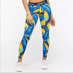 Adidas Originals X The FARM big leaf leggings xs